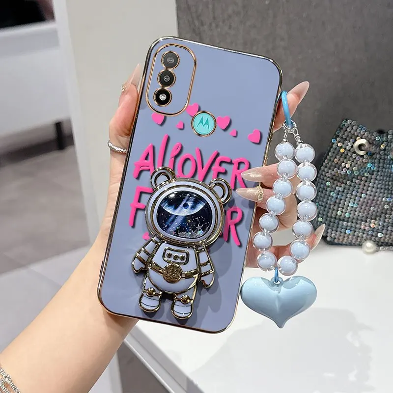 Floral Phone Case Set with Bead Lanyard and Stand - 3 Piece Collection
