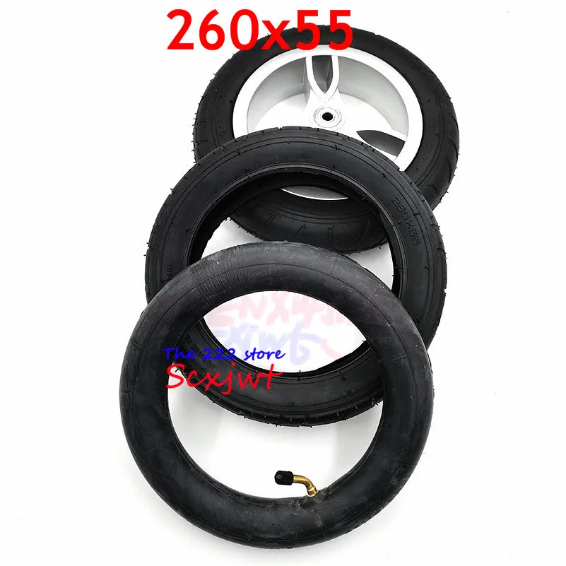 260x55 Wheel Tyre Tube Fits Children Tricycle, Baby Trolley, Folding Cart, Electric Scooter, Children's Bicycle 260*55 Tire - Image 2