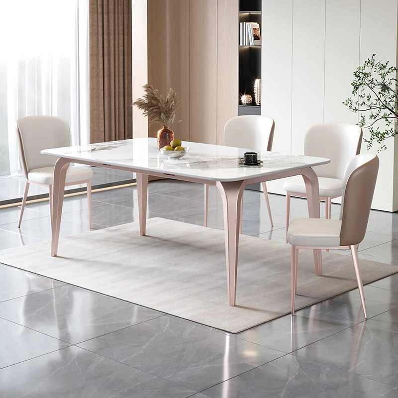 

Nordic Restaurant Dining Tables Conference Study Luxury Dining Tables Eating Hotel Mesa De Comedor Dining Room Furniture WJ35XP