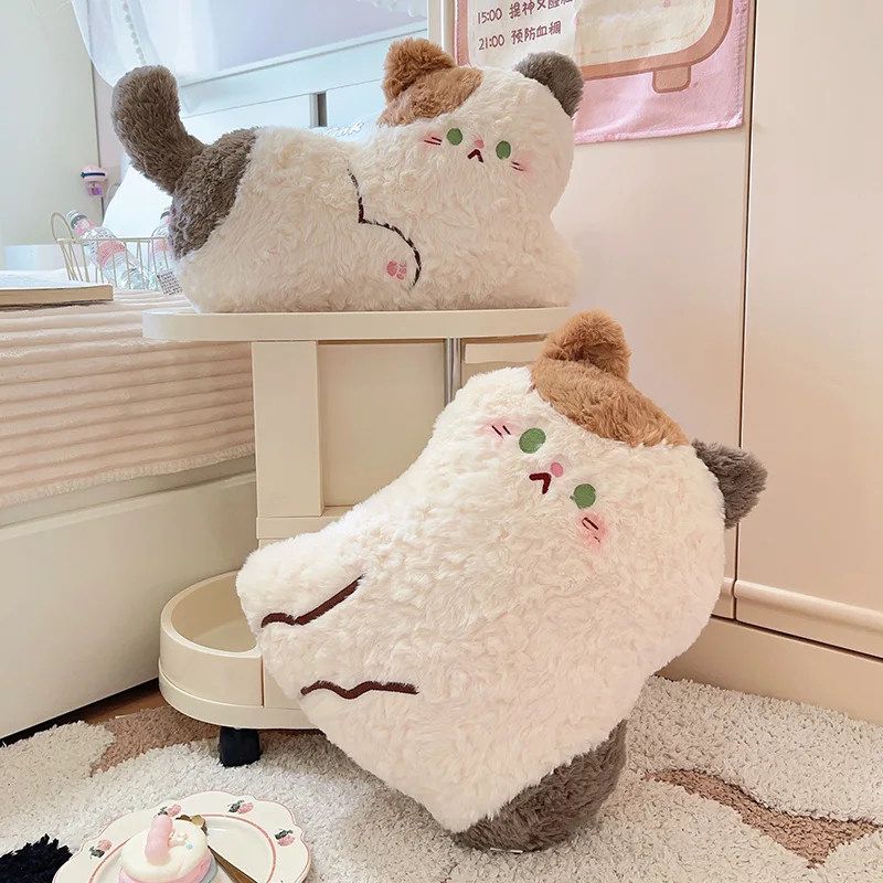 Kawaii Therapy Soft Animal Cat Doll Pillow Collection