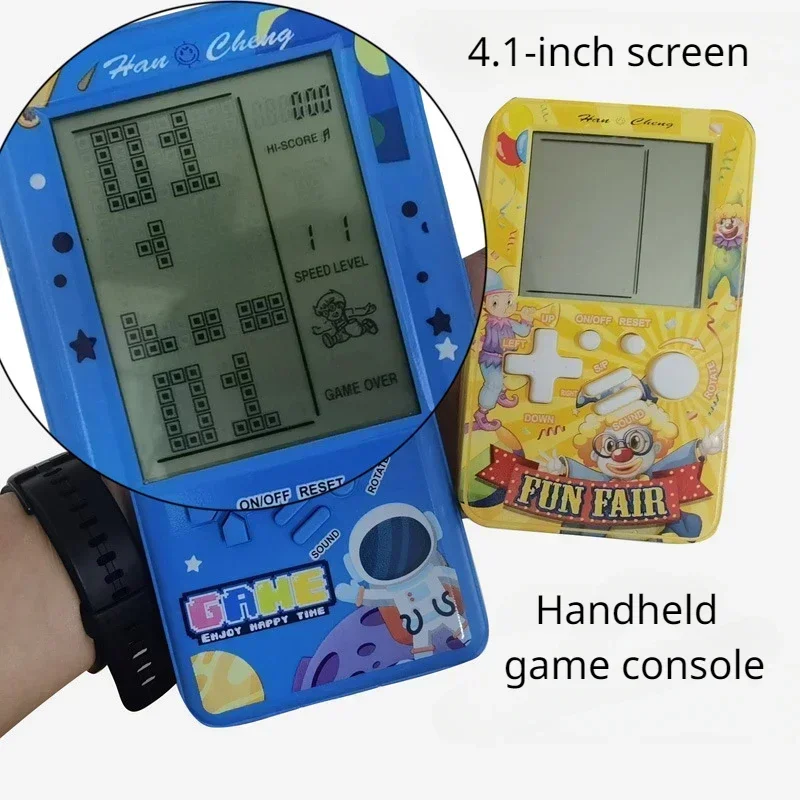 Giocatori di giochi portatili Gioco portatile classico Piacere per bambini Giocatore di giochi elettronici Macchina Gioco di mattoni Console di gioco per bambini - immagine 3