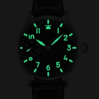 Montre pour homme Corgeut de luxe avec verre saphir, cadran de 42 mm, mouvement à remontage manuel St3600 ou St3601, boîtier en acier 316L, résistance à l'eau de 30 m 5