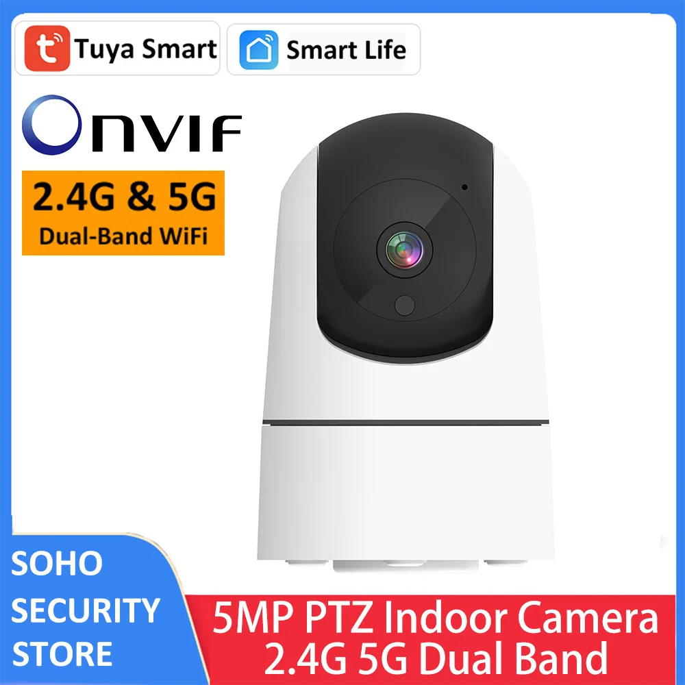 TuyaSmart5MPONVIFIndoorPTZHumanBodyFilteringSoundDetect
