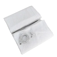 10% Silver Fiber Flat Bedsheet with Earthing Cord Conductive Antistatic Health Protection Sheet Grounded Release Stress 2