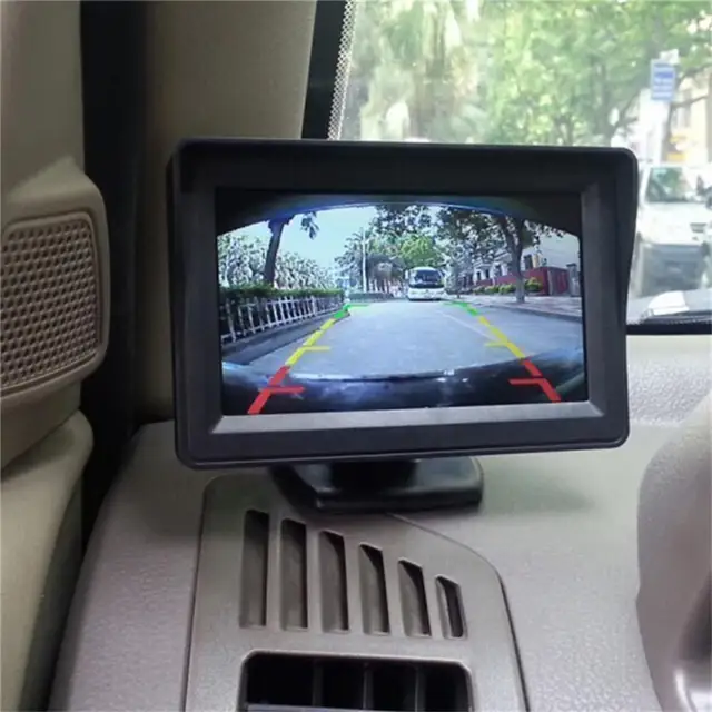 4.3Inch Car LCD Monitor for Parking Rear View Reverse Camera TFT LCD Display HD Digital Color 4.3Inch Car Accessories