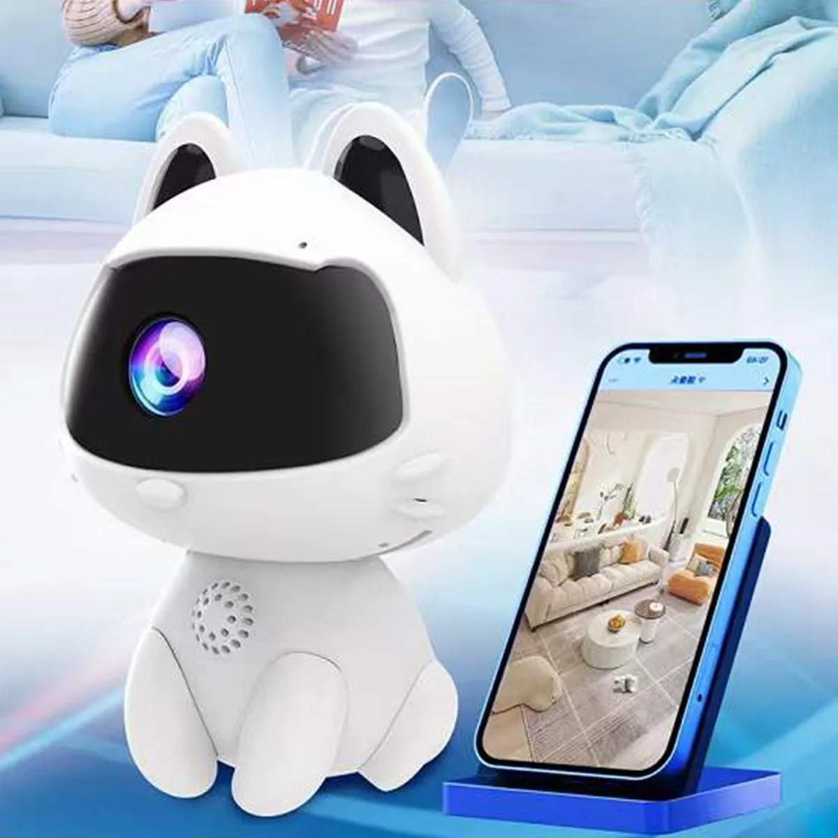 

2MP 1080P V380Pro APP WIFI IP Camera IR Night Vision AI Humanoid Detection Home Security CCTV Intercom Baby Monitor