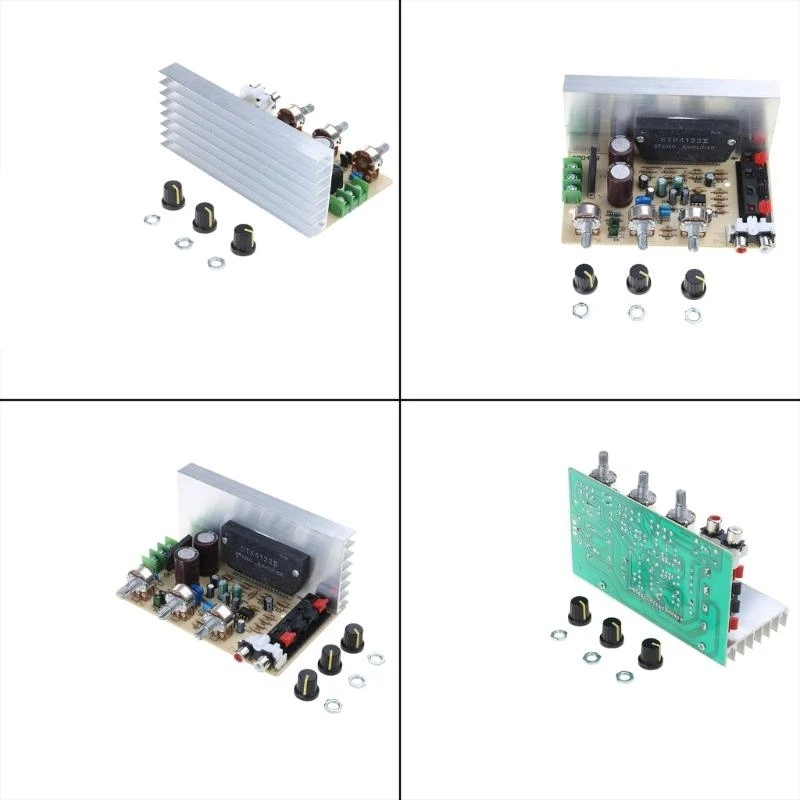 DX-0408 2.0 채널 스테레오 파워 앰프 보드 더블 AC15V-18V 50W 50W 50W 두꺼운 필름 시리즈 앰프 스피커 모듈