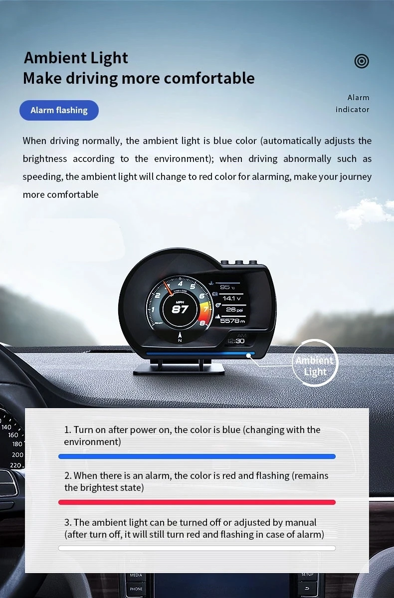 A500  ÷ ڵ , HUD GPS, OBD ý, ڵ  ӵ, ڵ  Ŭ, ڵ  ׼