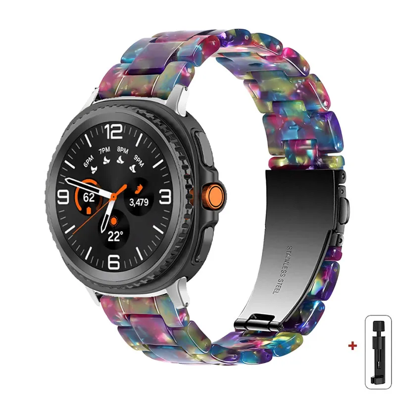 Transparent Resin Band Women's Bracelet Strap