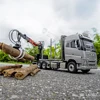LESU RC Metal Hydraulic Timber Crane for 1/14 Remote Control Wood Tractor Truck Long Trailer DIY Vehicle Car Model Toys TH24051 1