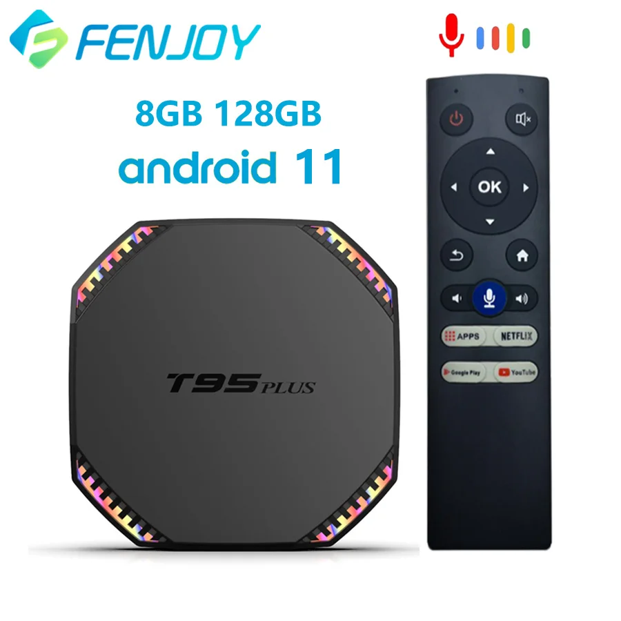 TV Box Android 11 ADDCOLOR T95PLUS S905X4 – 4GB RAM 32GB ROM, WiFi 6, 8K, 2 Porte USB E Bluetooth 4.0