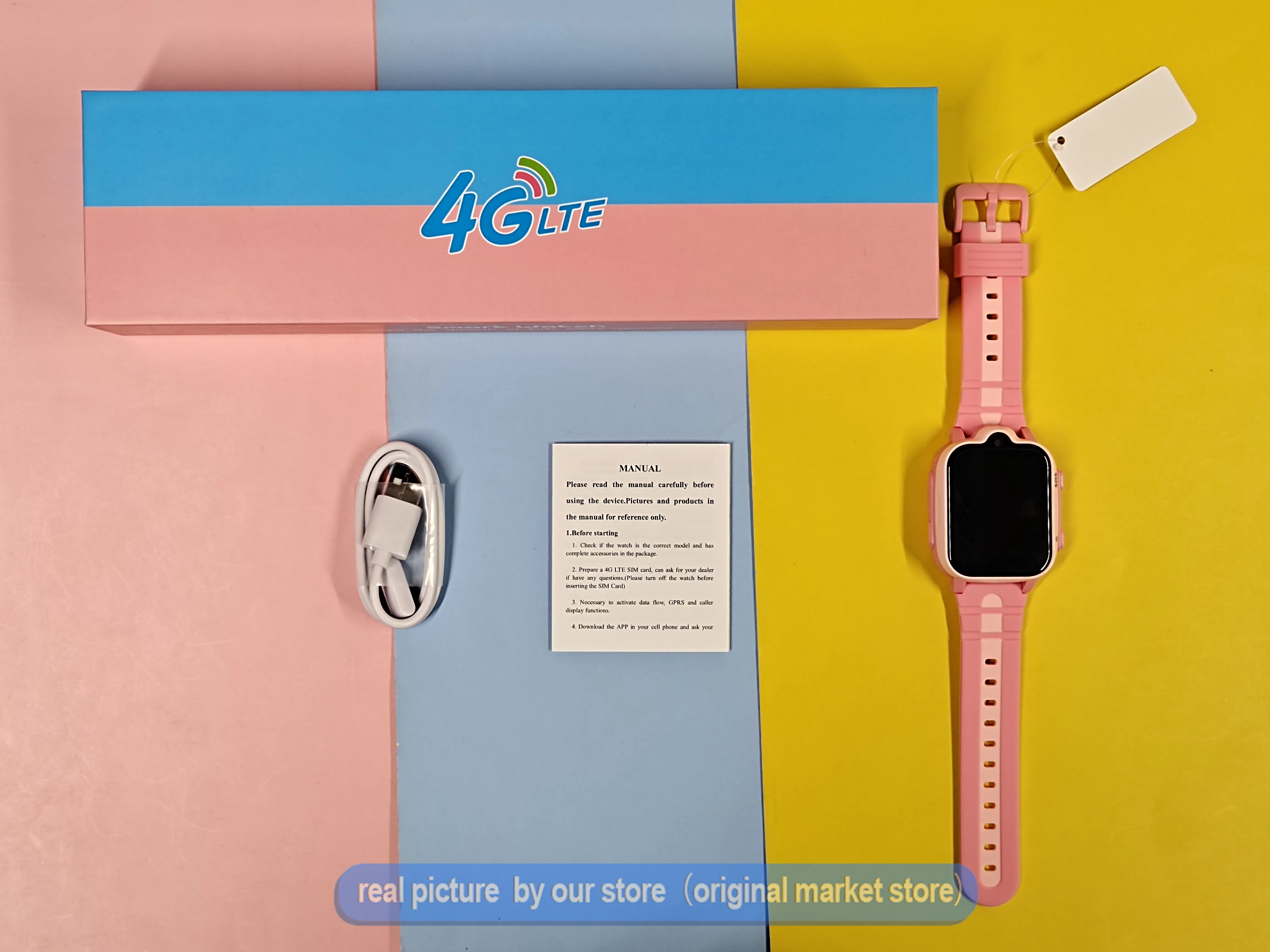4G Kids Smartwatch Phone GPS Tracker SOS HD Video Call Touch Screen IP67 Waterproof Call Back Children Smart Phone Watch K15 K9