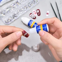 5/1pc Fast Drying Bond Nail Art Glue for False Nail Tips Gems Rhinestones Decoration Super Strong Adhensive Extension Glue 2