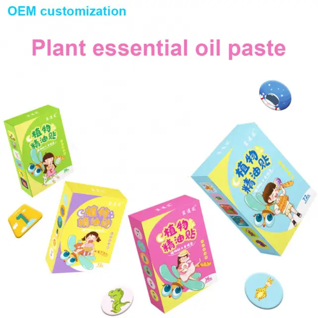 72/60/36/24Db Nyári Kültéri Szúnyogtaszító Tapasz Természetes Nem Toxikus Szériaellenes Matrica Gyermekek Számára Felnőtt Véletlenszerű Minta - Image 5