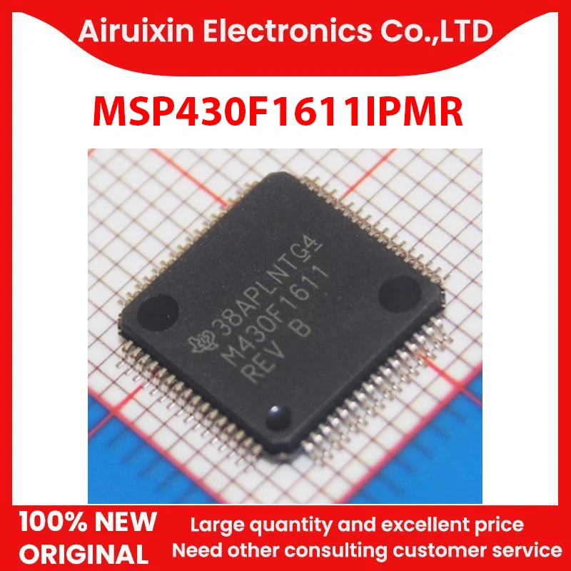 

100% новый и оригинальный MSP430F1611IPMR TQFP64 1 шт./лот
