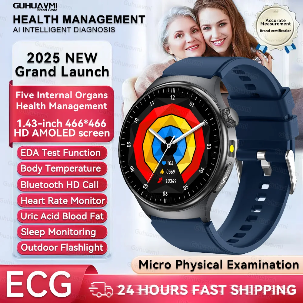 Nursing Grade Health Smartwatches For Men Women Precision Detection Heart thumbnail 10