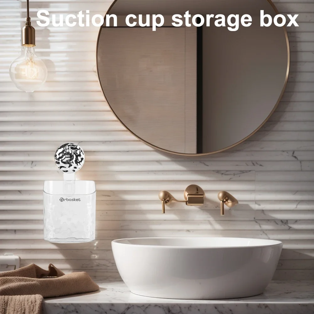 Multifunctional Bathroom Shower Basket Light Luxury Style Wall Mounted Organizer Shelf Wall Mounted Storage Rack Basket Holder