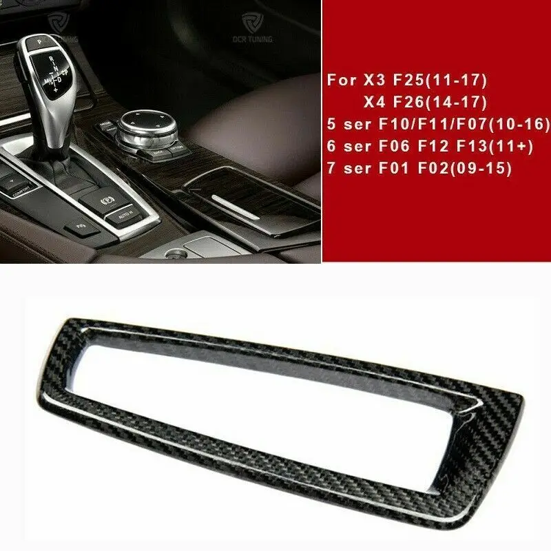 

Carbon Fiber Gear Surround Trims Car Interior Accessories for BMW F10 F11 F07 F12 F13 F06 F01 F02 F25 F26
