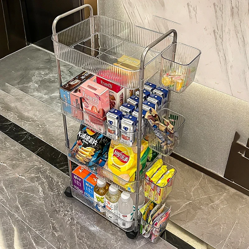 Scaffale Portaoggetti Carrello Da Portata A Mano Carrello Portaoggetti Caffè Carrello Della Spesa Mobile Carrello Multifunzionale Tè Meble Kuchenne Cu