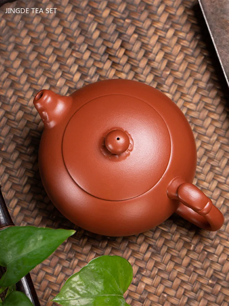 Traditional Purple Clay Teapot Dahongpao Ball Hole Filter Tea Infuser Raw Ore Zisha Tea Set Household Beauty Xishi Teapot