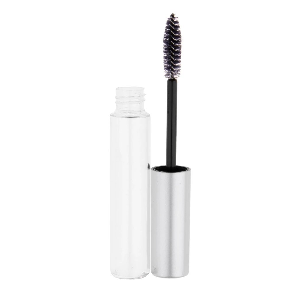 4개/세트 10ml 빈 마스카라 튜브, 속눈썹 완드, 4개 고무 인서트 및 4개