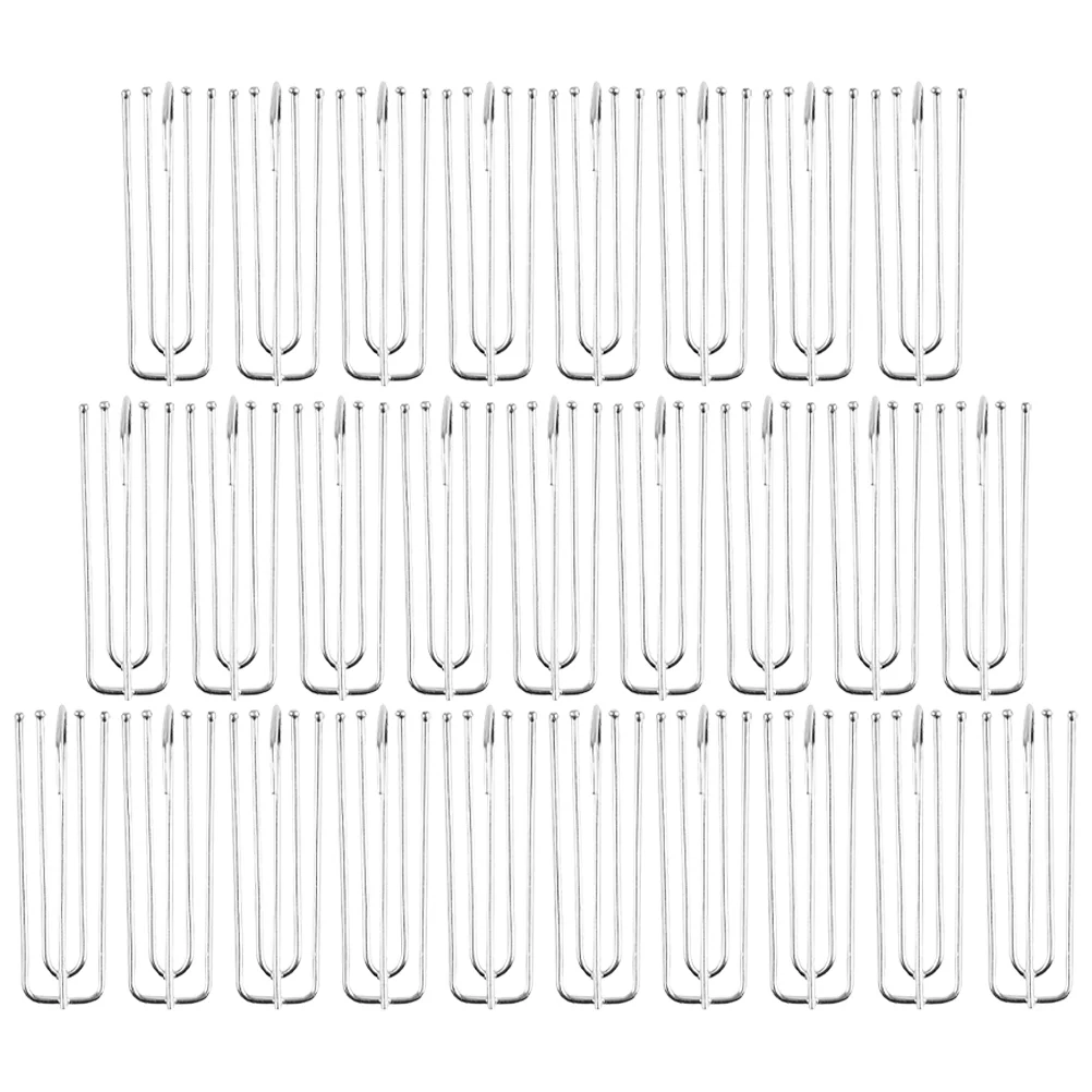 

4-Prong Hooks Pleating Curtain Hanging Curtain Hooks Cloth With Hanging Ring Four Claw Hard Thick Four Fork Cloth Hook