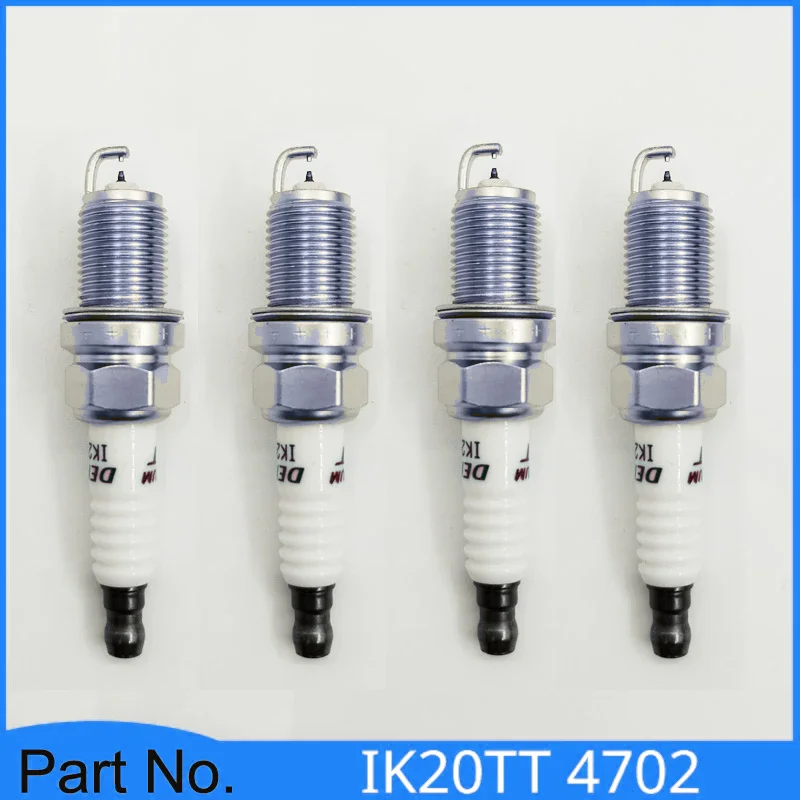 

4Pcs IK20TT 4702 Dual Iridium Spark Plug For Toyota Honda Lexus Audi Chery VW Jeep Subaru Seat Skoda Peugeot Citroen