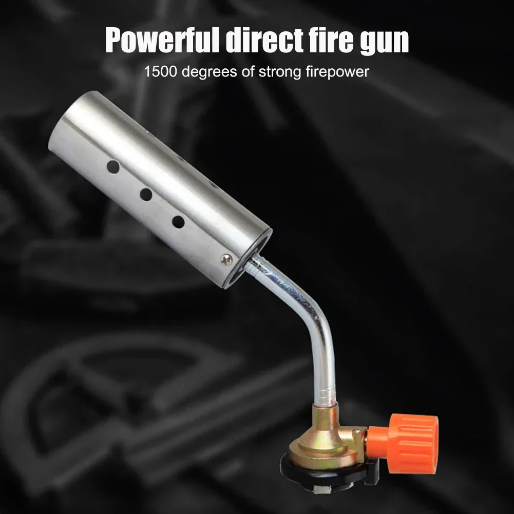 Gas burner Metal Welding Torch Flame Gun Butane Outdoor Camping Lighter Flamethrower Heating Ignition Welding Equipment