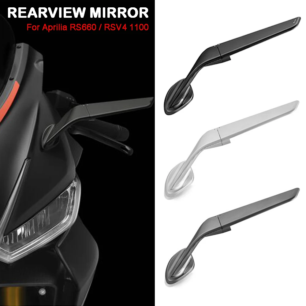 For Aprilia Rs660 Rsv4 1100 2021 New Motorcycle Mirrors Modified Wind