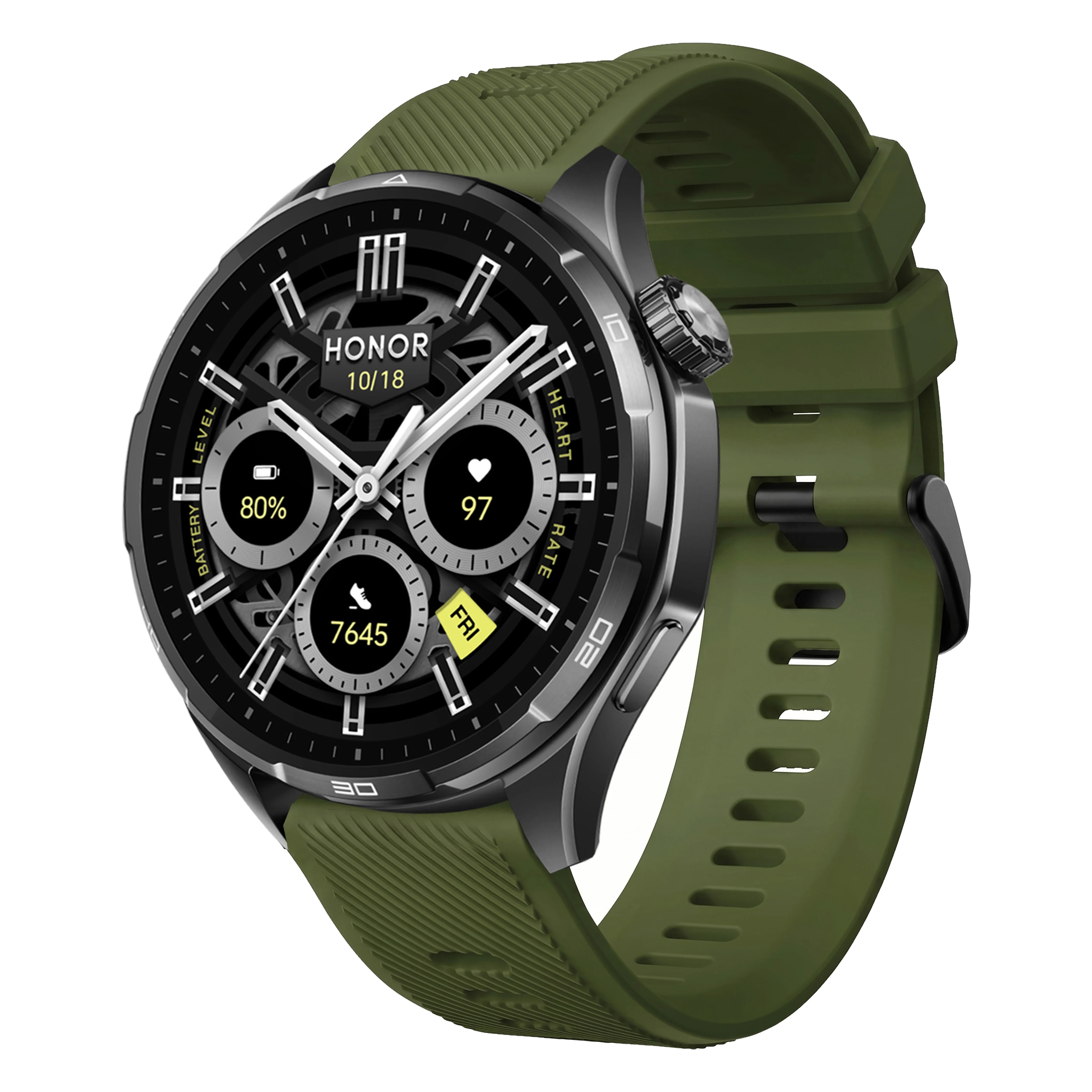 Sport Silicone Replacement Strap - 22mm Watchband Bracelet Accessory