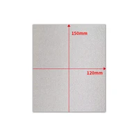 5 feuilles de panneau de mica pour la restauration des fours à micro-ondes compatibles avec Granz, Midea, Panasonic, LG, etc. 12 cm X 15 cm 3