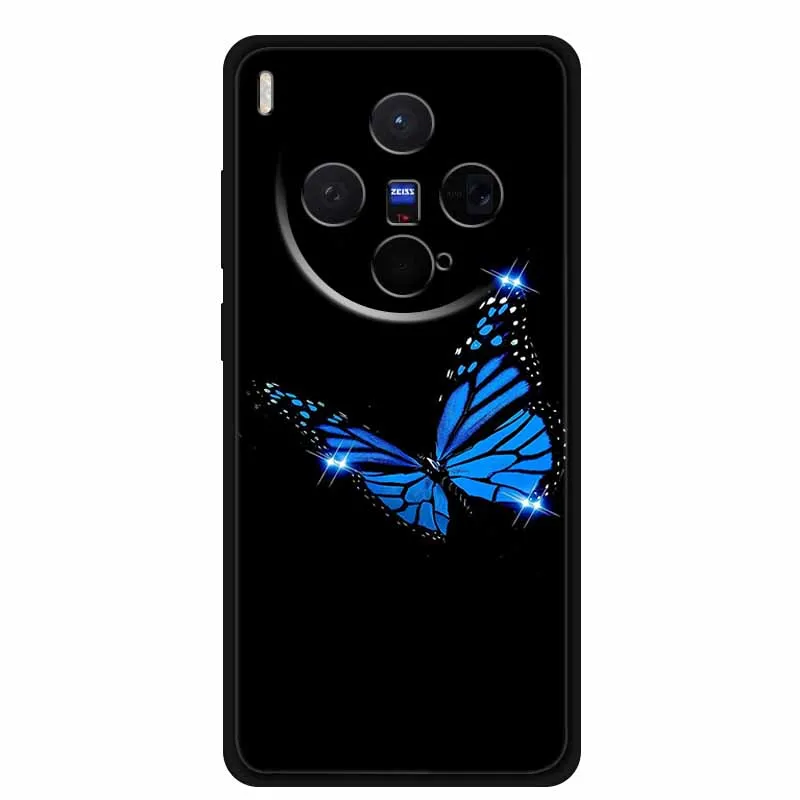 Black TPU Soft Silicone Phone Case  - Fashionable Anime Design with Protective Bumper