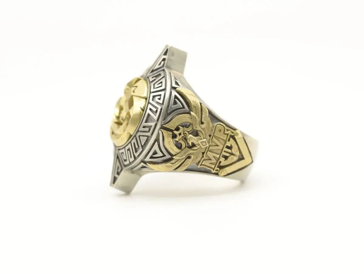 New 2023 Fashion Personality Gold Color Dragon Ring Unisex Hip-hop Punk Open Ring Banquet Jewelry Accessories Gift