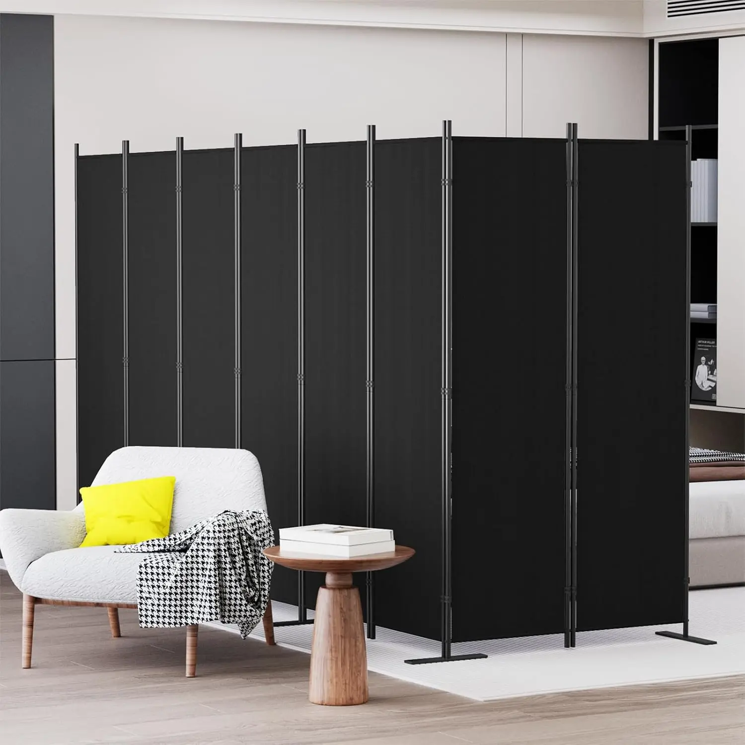 Room Divider Tall Indoor Folding Privacy Screen Portable Partition Separator Freestanding Separation Temporary