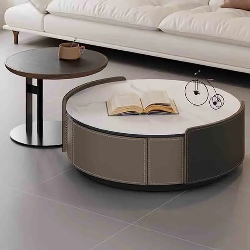 

Unique Regale Coffee Tables Round Sofa Side Storage Entrance Coffee Tables Unbreakable Italian Stolik Kawowy Home Decorations