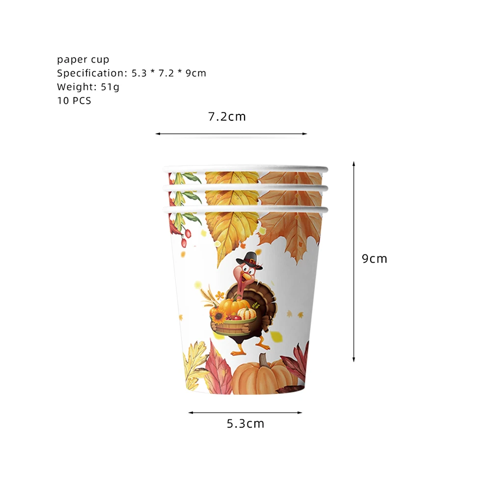 Talheres para festas temáticas do dia de Ação de Graças, pratos de papel  descartáveis, toalhas de papel, toalha de mesa, decorações para festivais -  AliExpress, image size:1000x1000