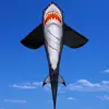 Outdoor Adventure Kite Shark-shaped Cartoon Animal Kite for Kids Adults Lightweight Easy to Fly Large Size Recreational Flying 3
