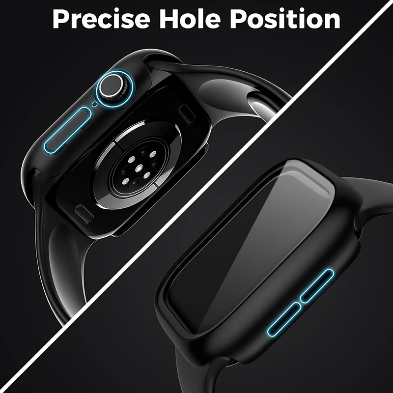 Premium Tempered Glass Screen Protector for Apple Watch - Ultra-Durable Full Coverage Case