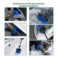Drill Brush Attachment Set Spare Parts Accessories 27-Piece Electric Scrubber Cleaning Kit For Tub, Extension Attachment 2