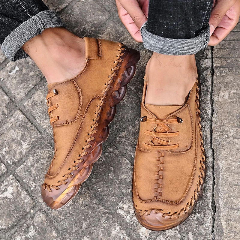 Freizeitschuhe für Herren, Herren-Turnschuhe, Laufschuhe, Wanderschuhe, leichte Turnschuhe, Sport, Outdoor, atmungsaktiv
_voghion.com