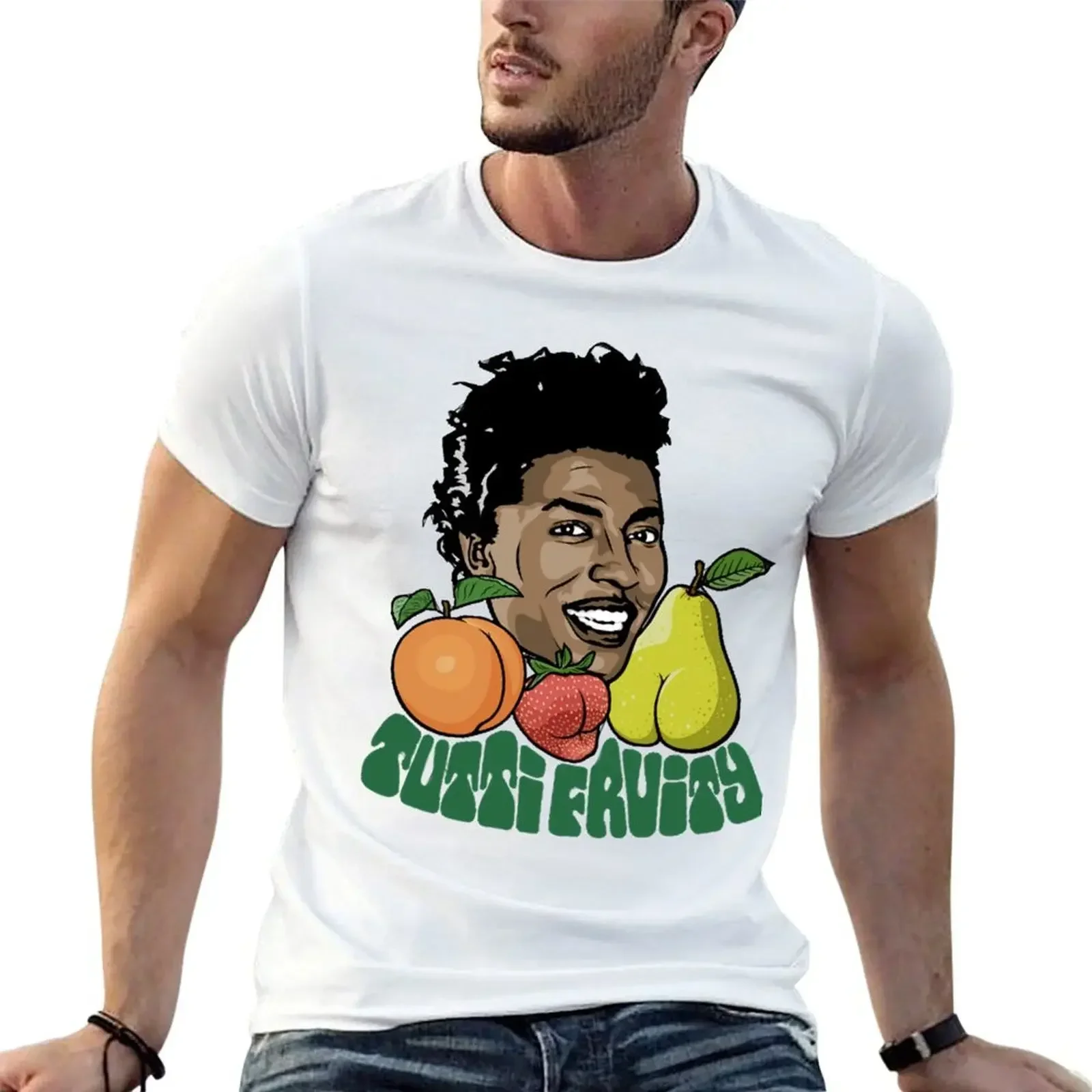 Tutti Fruity T-Shirt Customizeds Sublime Funnys Mens Champion T-Shirt