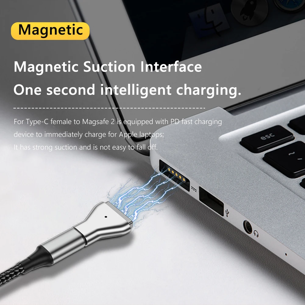 Magsafe Laptop With Magnetic Charger Type-C For Magnetic 2/1