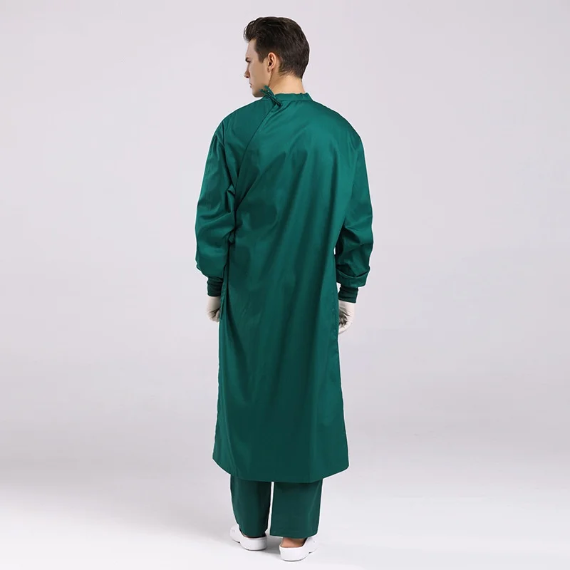 Operating room work uniform half package full package men's surgical gown long sleeved Surgeons wear isolation clothing thin