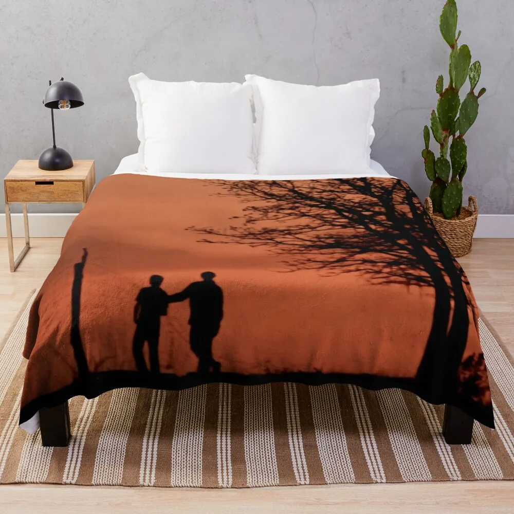 

robert frost Throw Blanket Furry Camping sofa bed Blankets