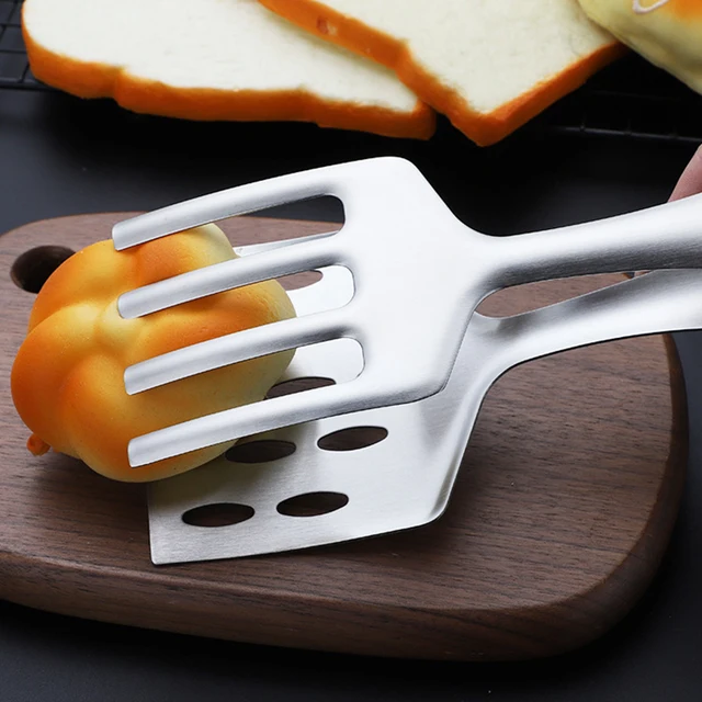 Blast Lapát Rozsdamentes Acélból Készült Halak Szendvics Konyhai Steak Kenyér Klip Barbecue Szerszám Étel Barkács Főzés Gardget - Image 5