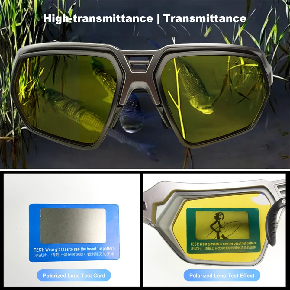 Occhiali Montagna Occhiali Da Sole Polarizzati KDEAM Per Uomo - Foto 13