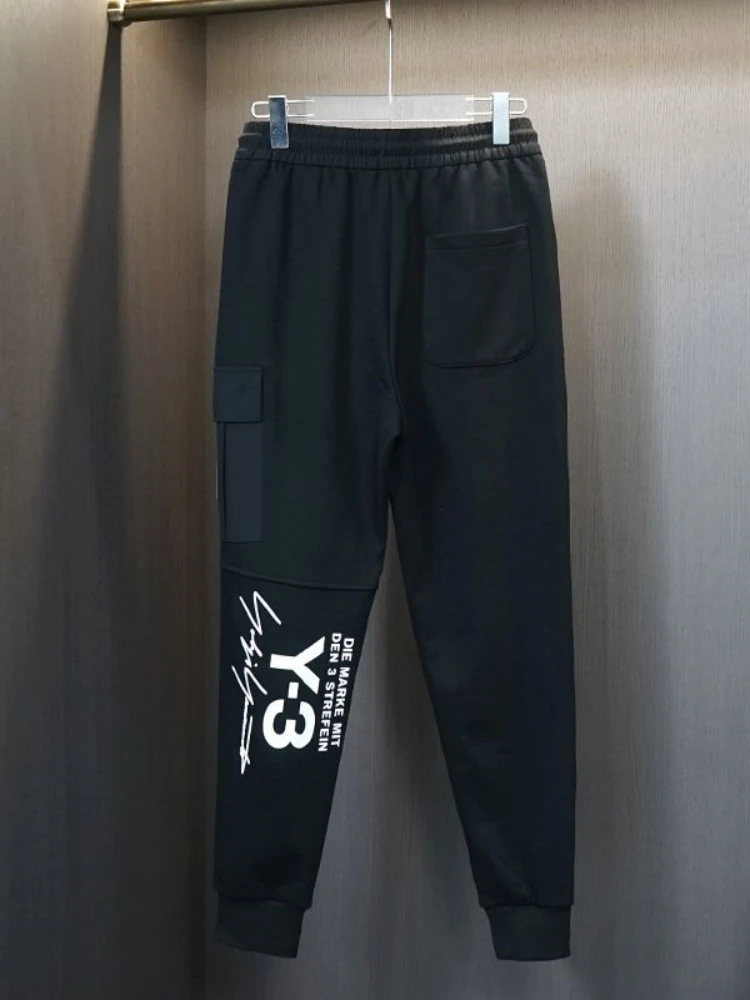 

Y3 Pants Yohji Yamamoto Autumn/winter Functional Overalls Men's Trend Bunched Ankle Sweatpants Y3 Pocket Zipper Pants