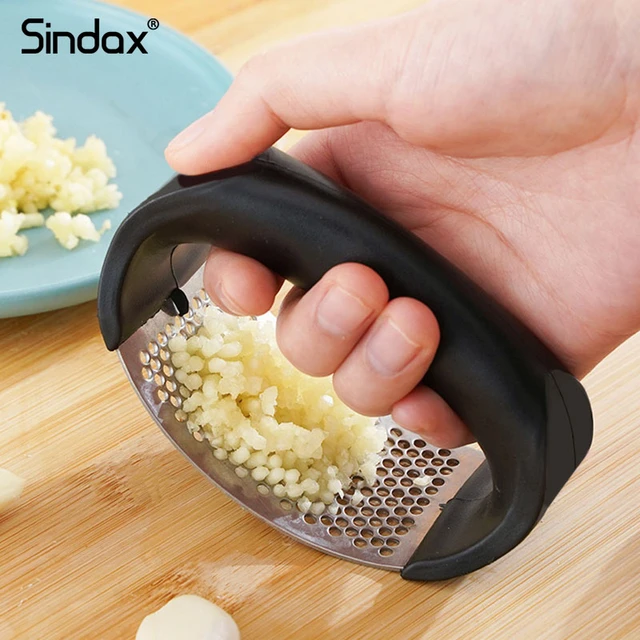 Stainless Steel Garlic Press, Garlic Crusher, Squeeze Garlic Puree, Garlic  Paste Clamp, Kitchen Manual Squeeze, Garlic Masher, Household Tools