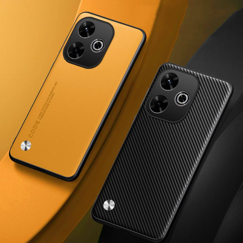 غلاف حماية جلد شاومي بوكو M6/ريدمي 13