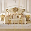 Designer Backrest High Double Bed Velvet Luxury Gold Big Princesse Adults Beds Bedroom Wooden Modern Cama De Casal Furniture 2 Designer Backrest High Double Bed Velvet Luxury Gold Big Princesse Adults Beds Bedroom Wooden Modern Cama De Casal Furniture 2